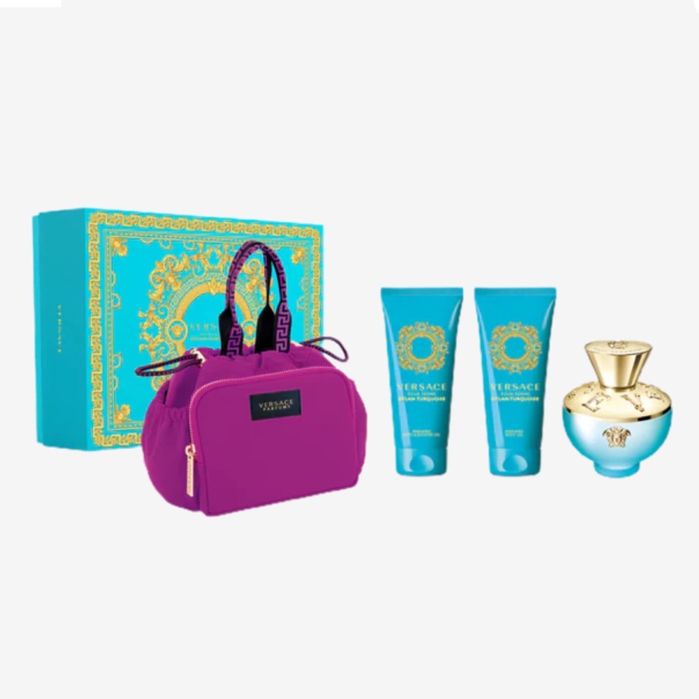 Versace Dylan Turquoise Gift Set Brand New - Picture 2 of 9